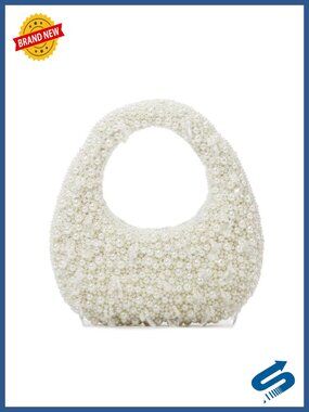 Pearl Clutch Purse Mini Evening Bag Beaded Handbag for Party Wedding